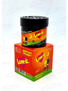 Ароматизатор Contra-Aroma BL-22 гелевый в банке Love is (Сладкая папайя)