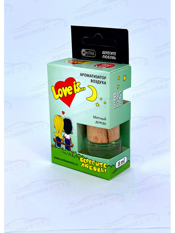 Ароматизатор Contra-Aroma DL-17 на зеркало бут 8 мл. Love is (Мятный дождь)