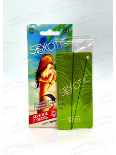 Ароматизатор Contra-Aroma K-12 на зеркало картон SEX EXOTIC (Сочный дуэт из мандарина и маракуйи) с феромонами