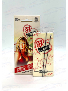 Ароматизатор Contra-Aroma K-22 на зеркало картон SEX DOCTOR