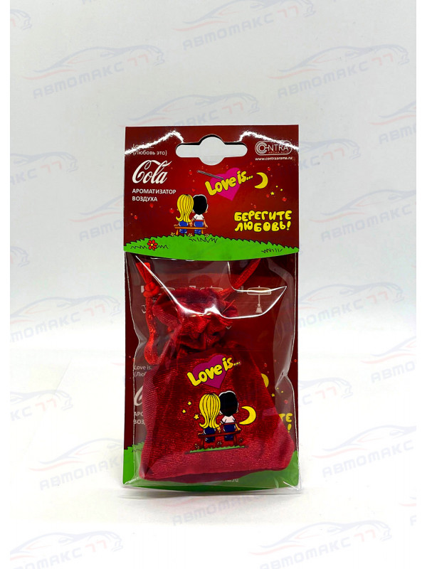 Ароматизатор Contra-Aroma ML-01 на зеркало мешочек Love is (Cola)